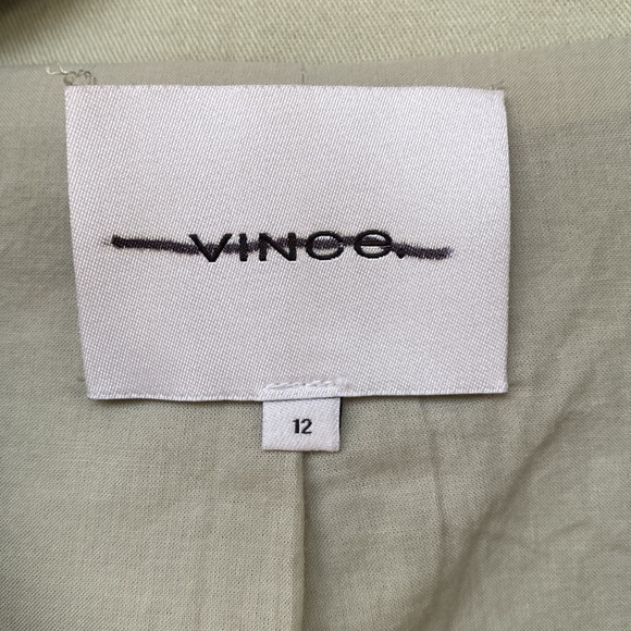 Vince Women’s Lightweight Green Shirt Jacket, Size 12 - Picture 5 of 11